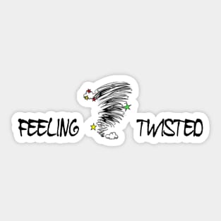 Feeling Twisted Moody Twister Hurricane Color Sticker